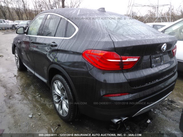 5UXXW3C51J0Z60269 - 2018 BMW X4 XDRIVE28I BLACK photo 3