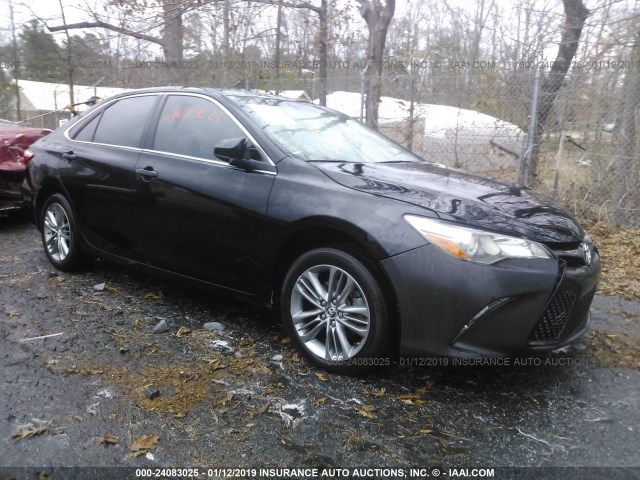 4T1BF1FK6GU170139 - 2016 TOYOTA CAMRY LE/XLE/SE/XSE BLACK photo 1
