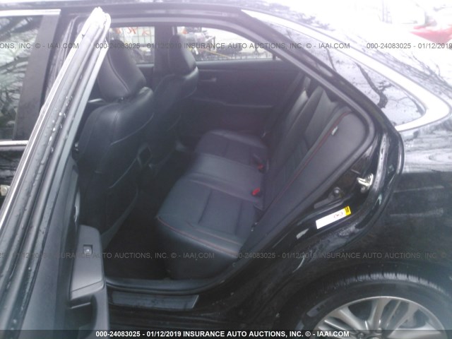 4T1BF1FK6GU170139 - 2016 TOYOTA CAMRY LE/XLE/SE/XSE BLACK photo 8