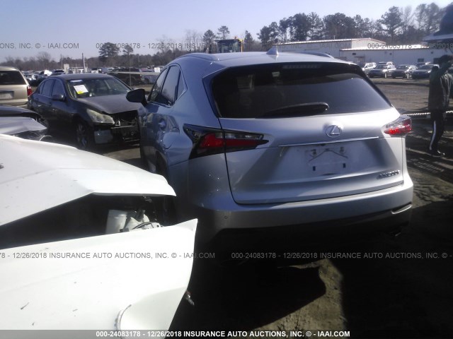 JTJBARBZ2G2051145 - 2016 LEXUS NX 200T/BASE/F SPORT SILVER photo 3