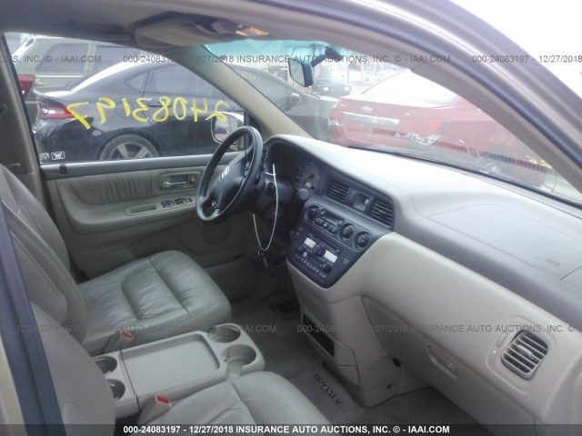 5FNRL18083B118280 - 2003 HONDA ODYSSEY EXL GOLD photo 5