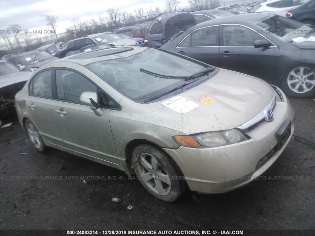 1HGFA16988L051535 - 2008 HONDA CIVIC EXL GOLD photo 1