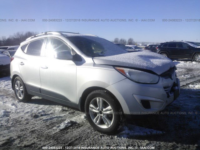 KM8JUCAC1CU417557 - 2012 HYUNDAI TUCSON GLS/LIMITED ვერცხლისფერი ფოტო 1