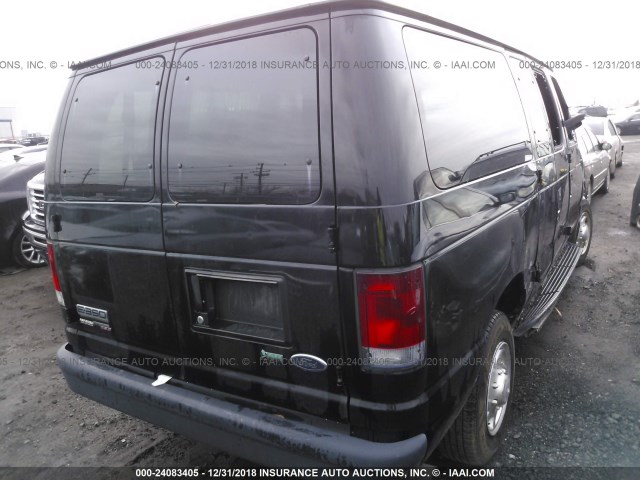 1FBNE3BL8CDA11104 - 2012 FORD ECONOLINE E350 SUPER DUTY WAGON BLACK photo 4