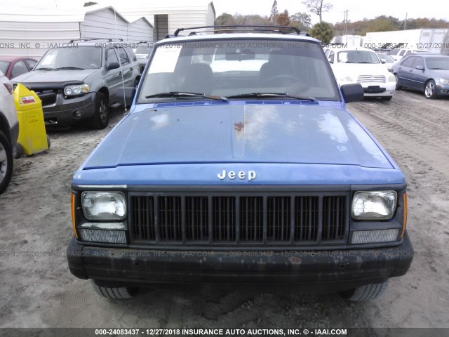 1J4FT68S4TL115241 - 1996 JEEP CHEROKEE SPORT/CLASSIC BLUE photo 6