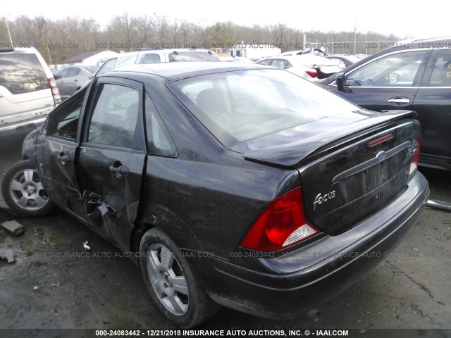 1FAFP34341W152573 - 2001 FORD FOCUS SE/SE SPORT BLACK photo 3