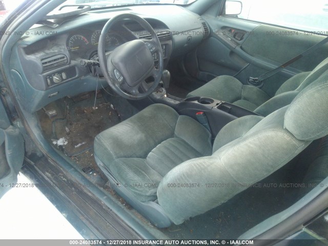 1G2WJ12M5SF298059 - 1995 PONTIAC GRAND PRIX SE მწვანე ფოტო 5
