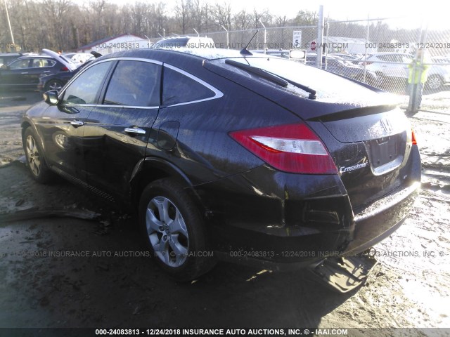 5J6TF2H50CL001282 - 2012 HONDA CROSSTOUR EXL შავი ფოტო 3