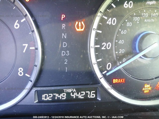 5J6TF2H50CL001282 - 2012 HONDA CROSSTOUR EXL შავი ფოტო 7