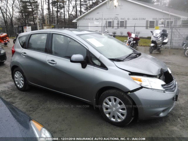 3N1CE2CP4EL406170 - 2014 NISSAN VERSA NOTE S/S PLUS/SV/SL GRAY photo 1