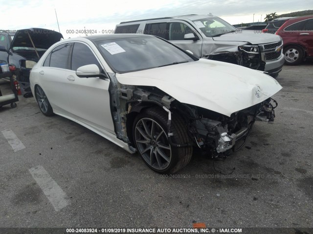 WDDUG8DB3KA433919 - 2019 MERCEDES-BENZ S 560 WHITE photo 1