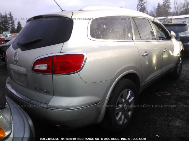 5GAKVDKD4DJ163267 - 2013 BUICK ENCLAVE BEIGE photo 4