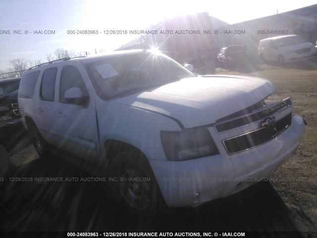 1GNFK16398J228619 - 2008 CHEVROLET SUBURBAN K1500 LS WHITE photo 1