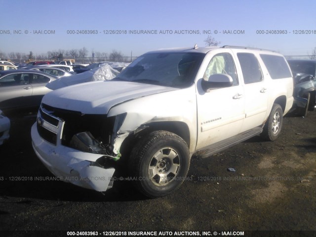 1GNFK16398J228619 - 2008 CHEVROLET SUBURBAN K1500 LS WHITE photo 2