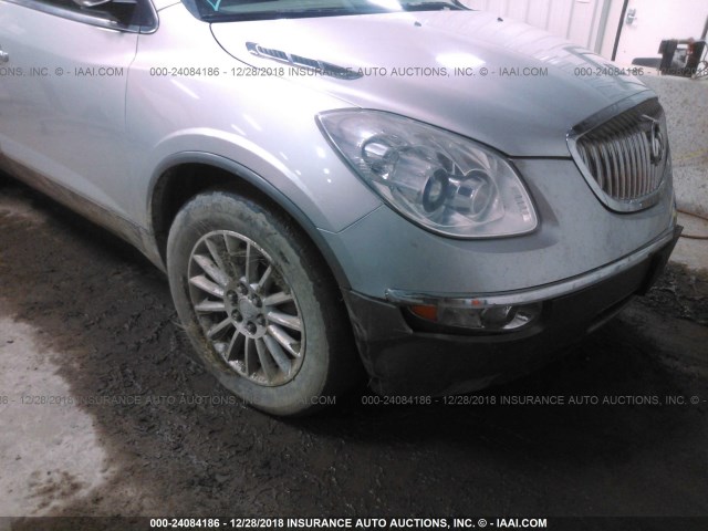 5GALVBED2AJ237012 - 2010 BUICK ENCLAVE CXL SILVER photo 6