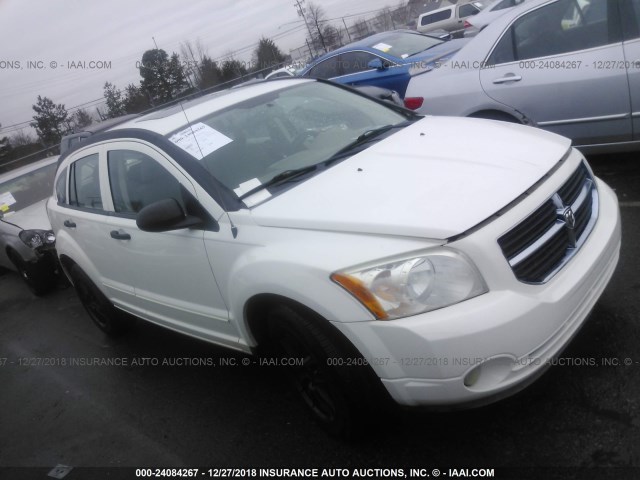 1B3HB48B57D149194 - 2007 DODGE CALIBER SXT WHITE photo 1