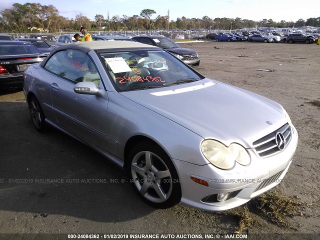 WDBTK72F47T078208 - 2007 MERCEDES-BENZ CLK 550 SILVER photo 6