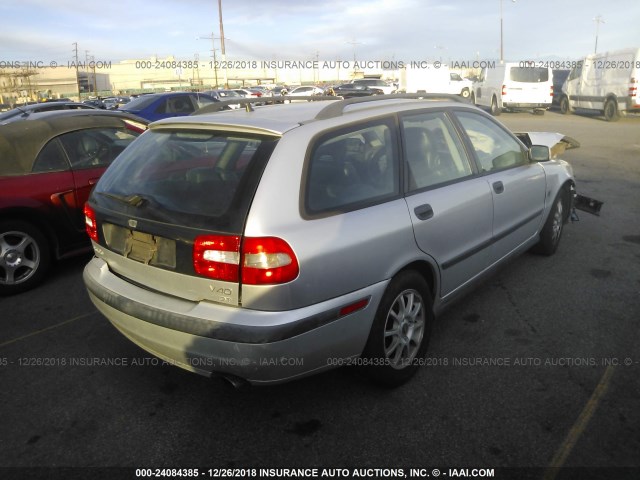 YV1VW29532F824678 - 2002 VOLVO V40 1.9T SILVER photo 4