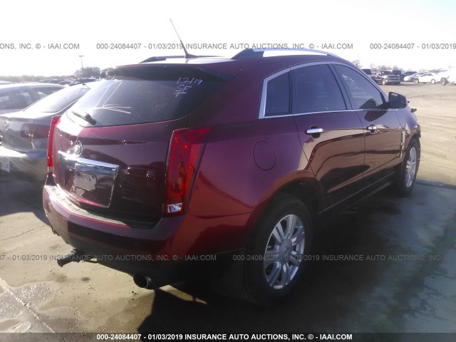 3GYFNAEY6BS545674 - 2011 CADILLAC SRX LUXURY COLLECTION RED photo 4