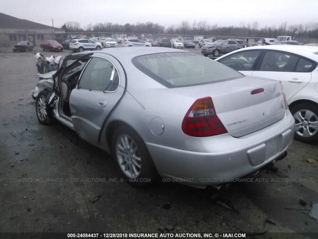 2C3HE66G02H149975 - 2002 CHRYSLER 300M SILVER photo 3