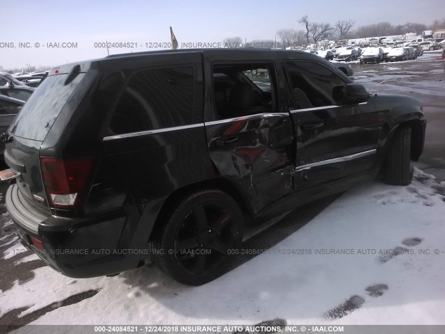 1J8HR78357C580430 - 2007 JEEP GRAND CHEROKEE SRT-8 BLACK photo 4