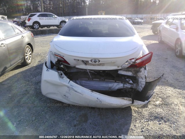 4T1BE46KX8U758048 - 2008 TOYOTA CAMRY CE/LE/XLE/SE WHITE photo 6