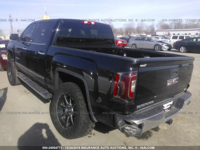 3GTU2NECXGG145306 - 2016 GMC SIERRA K1500 SLT BLACK photo 3