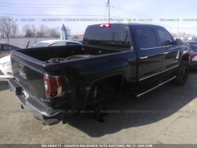 3GTU2NECXGG145306 - 2016 GMC SIERRA K1500 SLT BLACK photo 4