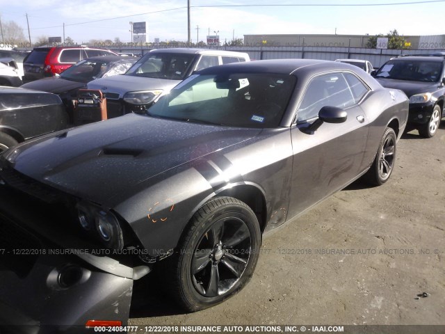 2C3CDZAG1GH171948 - 2016 DODGE CHALLENGER SXT GRAY photo 2