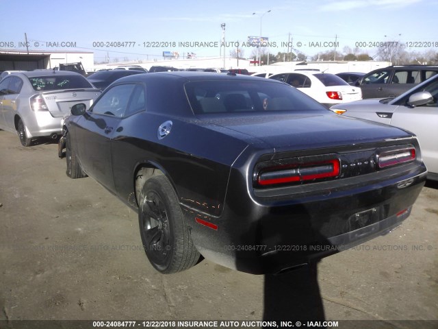 2C3CDZAG1GH171948 - 2016 DODGE CHALLENGER SXT GRAY photo 3