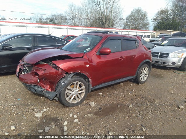 JN8AF5MR2DT209239 - 2013 NISSAN JUKE S/SV/SL RED photo 2