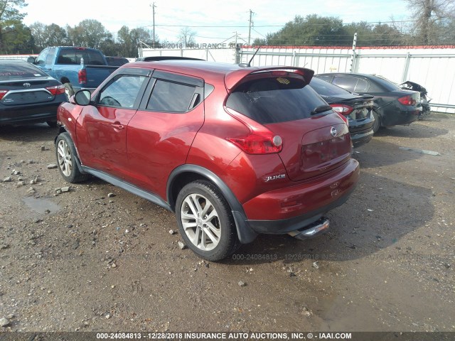 JN8AF5MR2DT209239 - 2013 NISSAN JUKE S/SV/SL RED photo 3