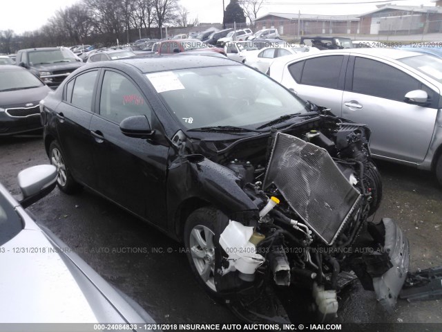 JM1BL1SFXA1264927 - 2010 MAZDA 3 I BLACK photo 1