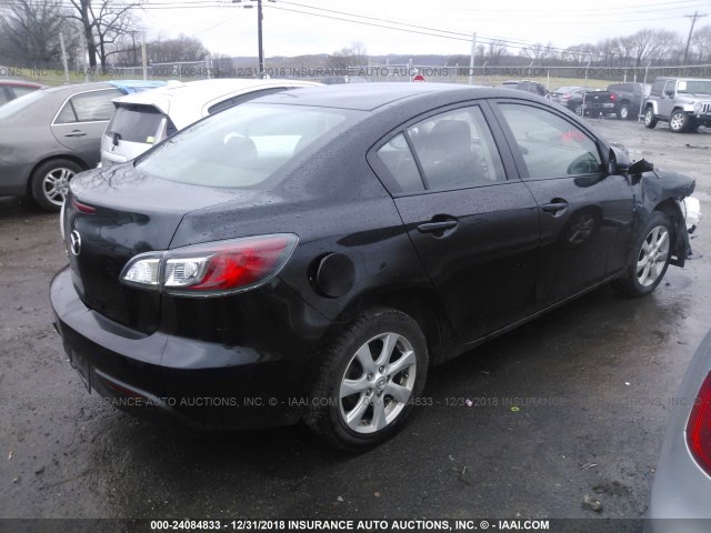 JM1BL1SFXA1264927 - 2010 MAZDA 3 I BLACK photo 4