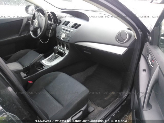 JM1BL1SFXA1264927 - 2010 MAZDA 3 I BLACK photo 5