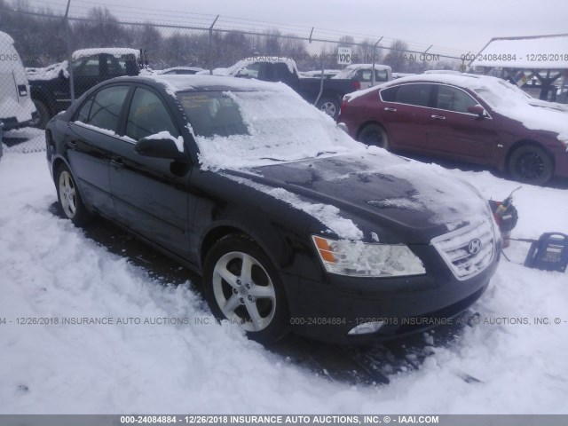 5NPEU46FX9H439221 - 2009 HYUNDAI SONATA SE/LIMITED BLACK photo 1