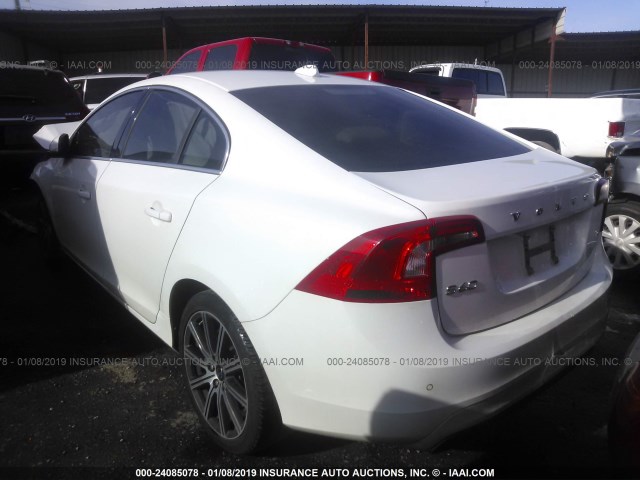 YV149MFK8F2339099 - 2015 VOLVO S60 PREMIER WHITE photo 3