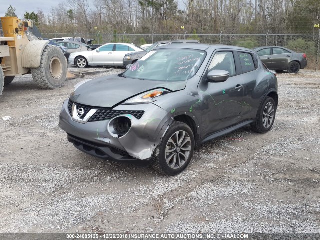 JN8AF5MR9HT701143 - 2017 NISSAN JUKE S/SV/SL/NISMO GRAY photo 2