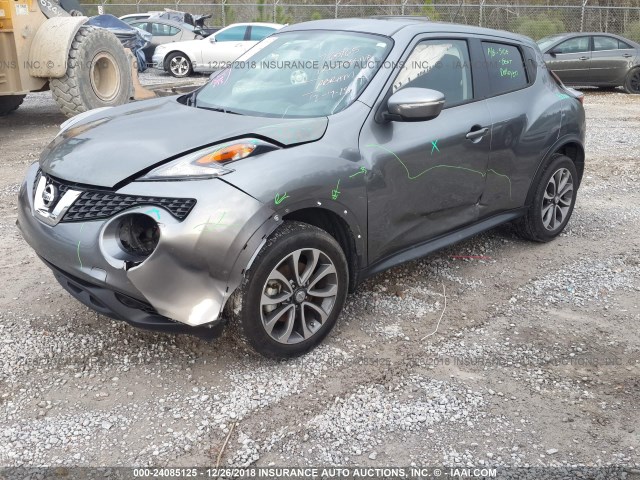 JN8AF5MR9HT701143 - 2017 NISSAN JUKE S/SV/SL/NISMO GRAY photo 6