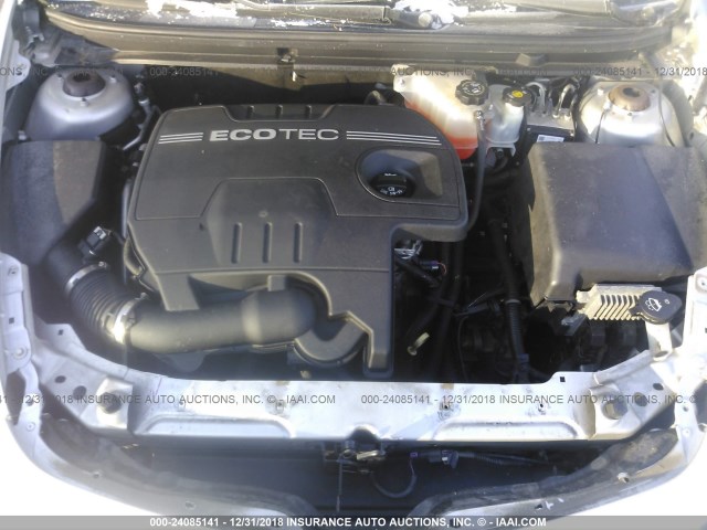 1G1ZH57B39F158372 - 2009 CHEVROLET MALIBU 1LT WHITE photo 10