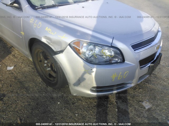 1G1ZH57B39F158372 - 2009 CHEVROLET MALIBU 1LT WHITE photo 6