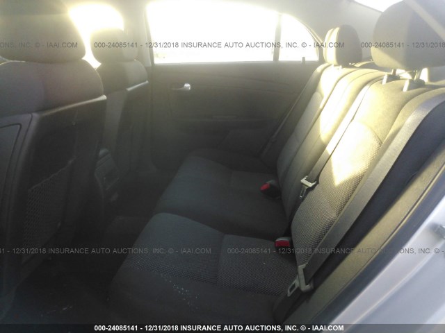 1G1ZH57B39F158372 - 2009 CHEVROLET MALIBU 1LT WHITE photo 8