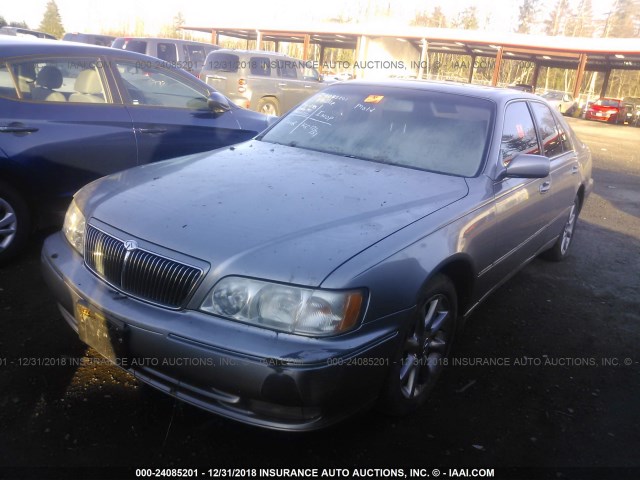 JNKBY31AX1M101694 - 2001 INFINITI Q45 T SILVER photo 2