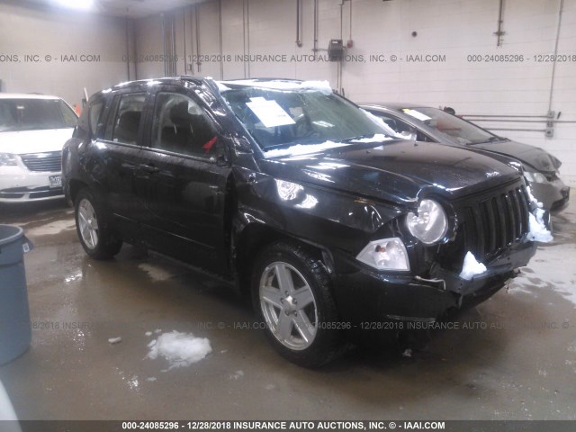 1J4NF4FB6AD572098 - 2010 JEEP COMPASS SPORT BLACK photo 1