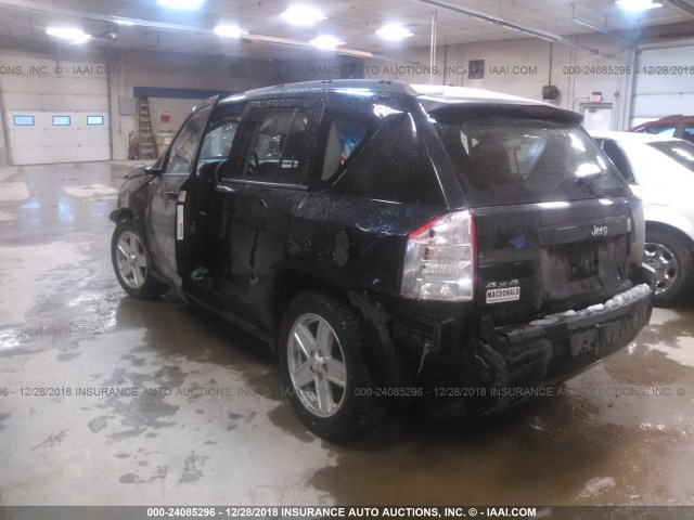 1J4NF4FB6AD572098 - 2010 JEEP COMPASS SPORT BLACK photo 3