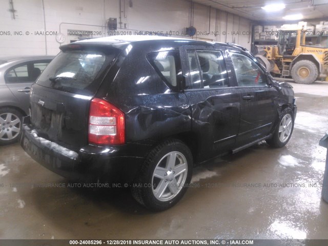 1J4NF4FB6AD572098 - 2010 JEEP COMPASS SPORT BLACK photo 4