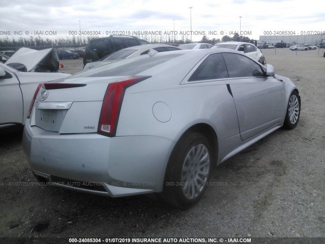 1G6DJ1E31D0135004 - 2013 CADILLAC CTS PERFORMANCE COLLECTION SILVER photo 4