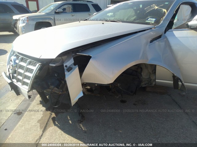 1G6DJ1E31D0135004 - 2013 CADILLAC CTS PERFORMANCE COLLECTION Серебристый фото 6