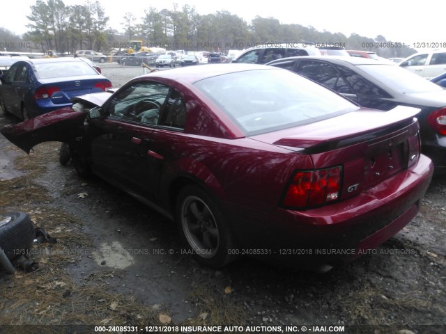 1FAFP42X03F321499 - 2003 FORD MUSTANG GT RED photo 3