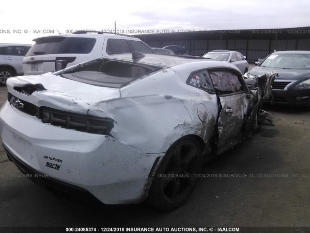 1G1FH1R74G0145473 - 2016 CHEVROLET CAMARO SS WHITE photo 4